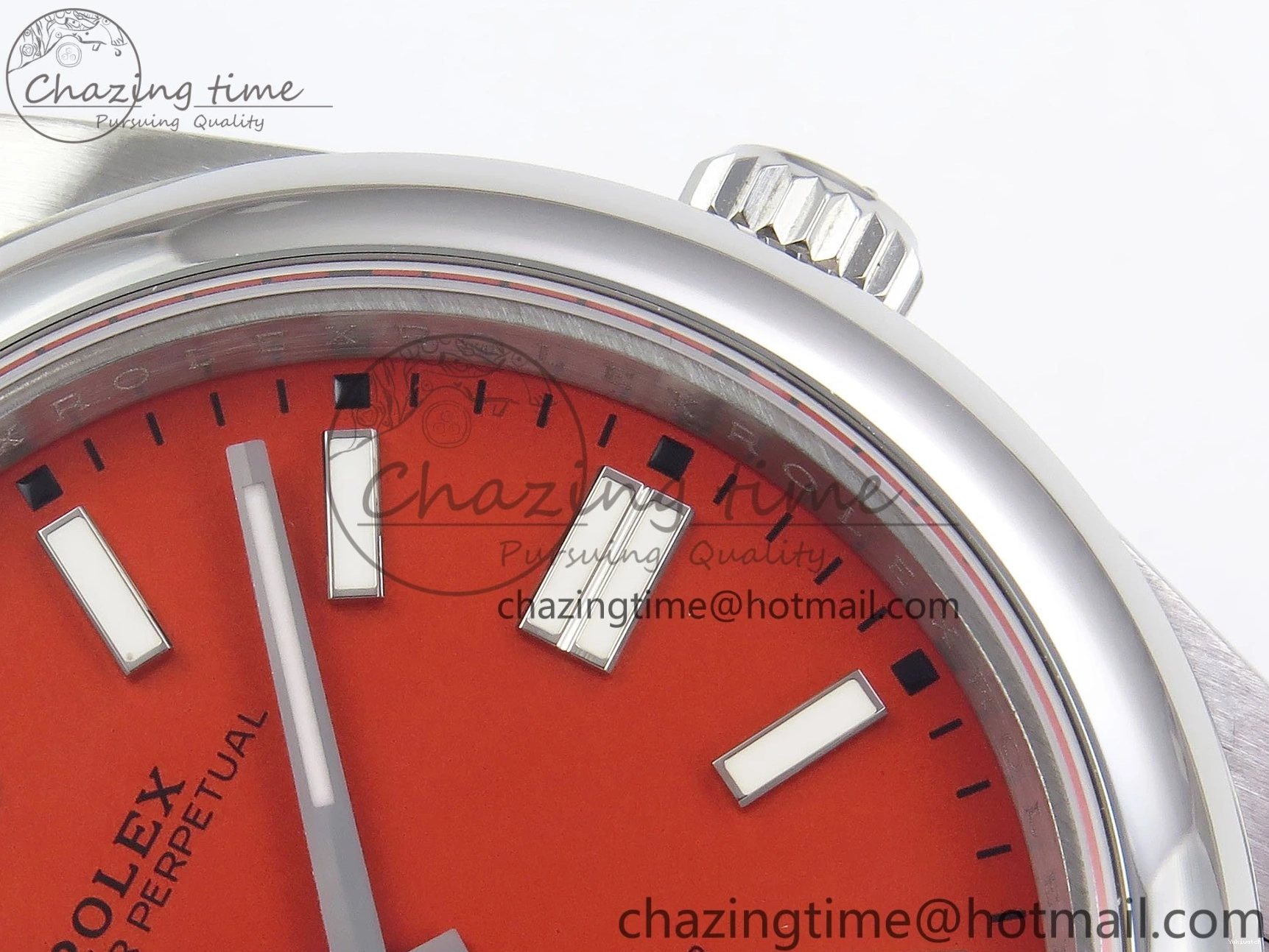 Best Orange 124300 Steel 1:1 904L 41mm A3230 Dial Edition DIWF Oyster Perpetual 0115